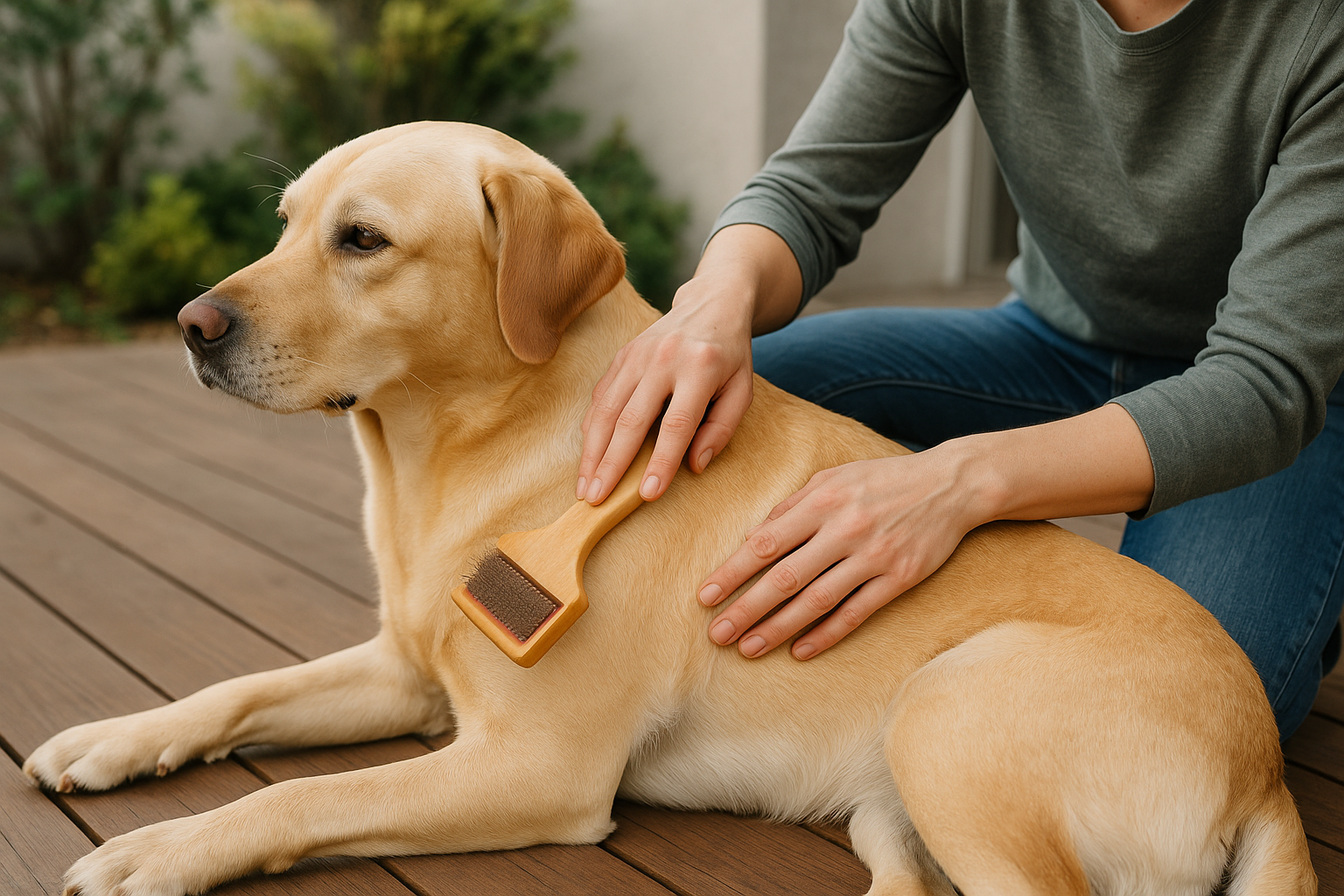 Kontrola srsti psa na jar