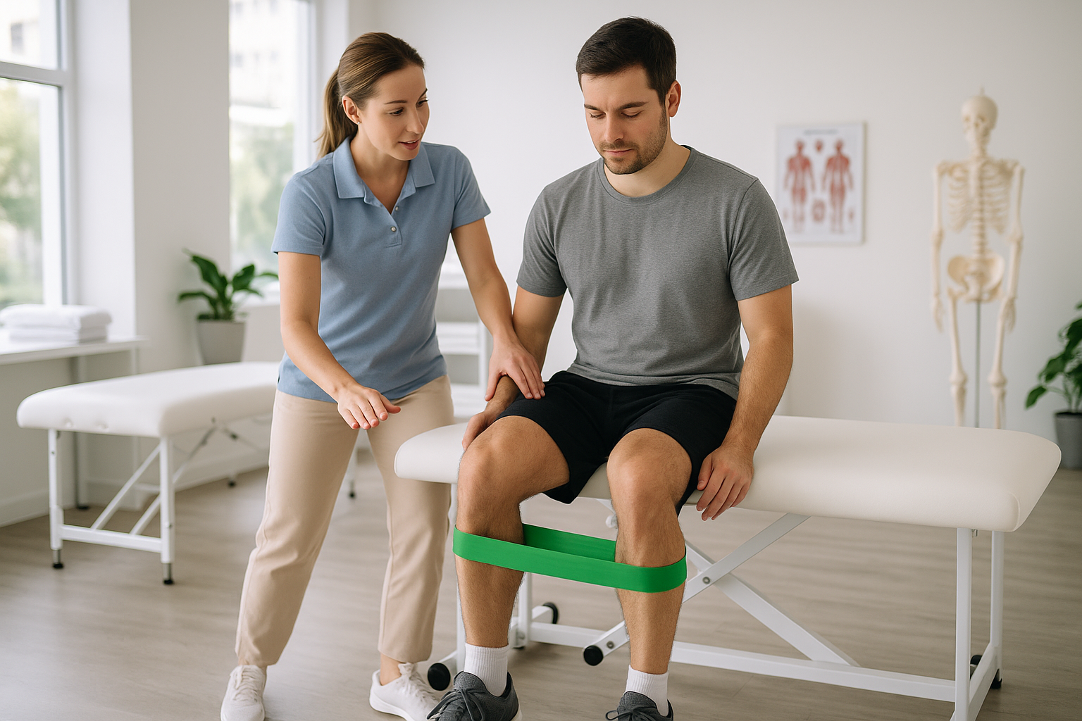 Fyzioterapeutické cvičenie na posilnenie svalov okolo kolena